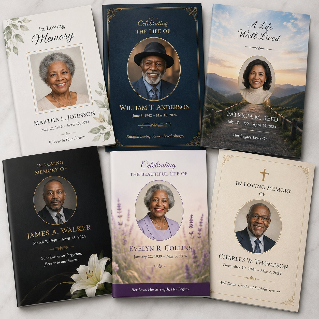 CUSTOM OBITUARY PACKAGE
