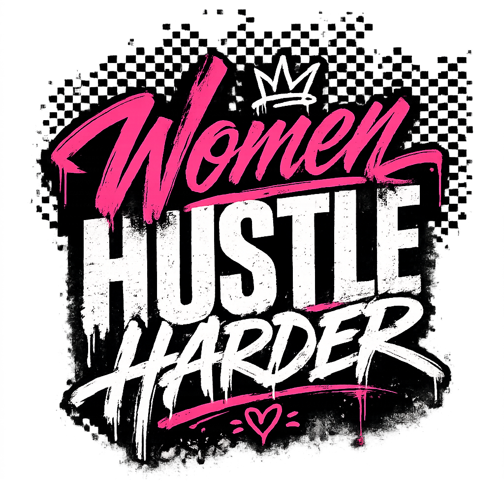 WOMAN HUSTLE HARDER TSHIRT SLOGANS
